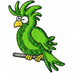 Parrots Embroidery Design 8 Parrots Embroidery Design 8